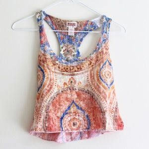 Mossimo Boho Patterned Cropped Tank